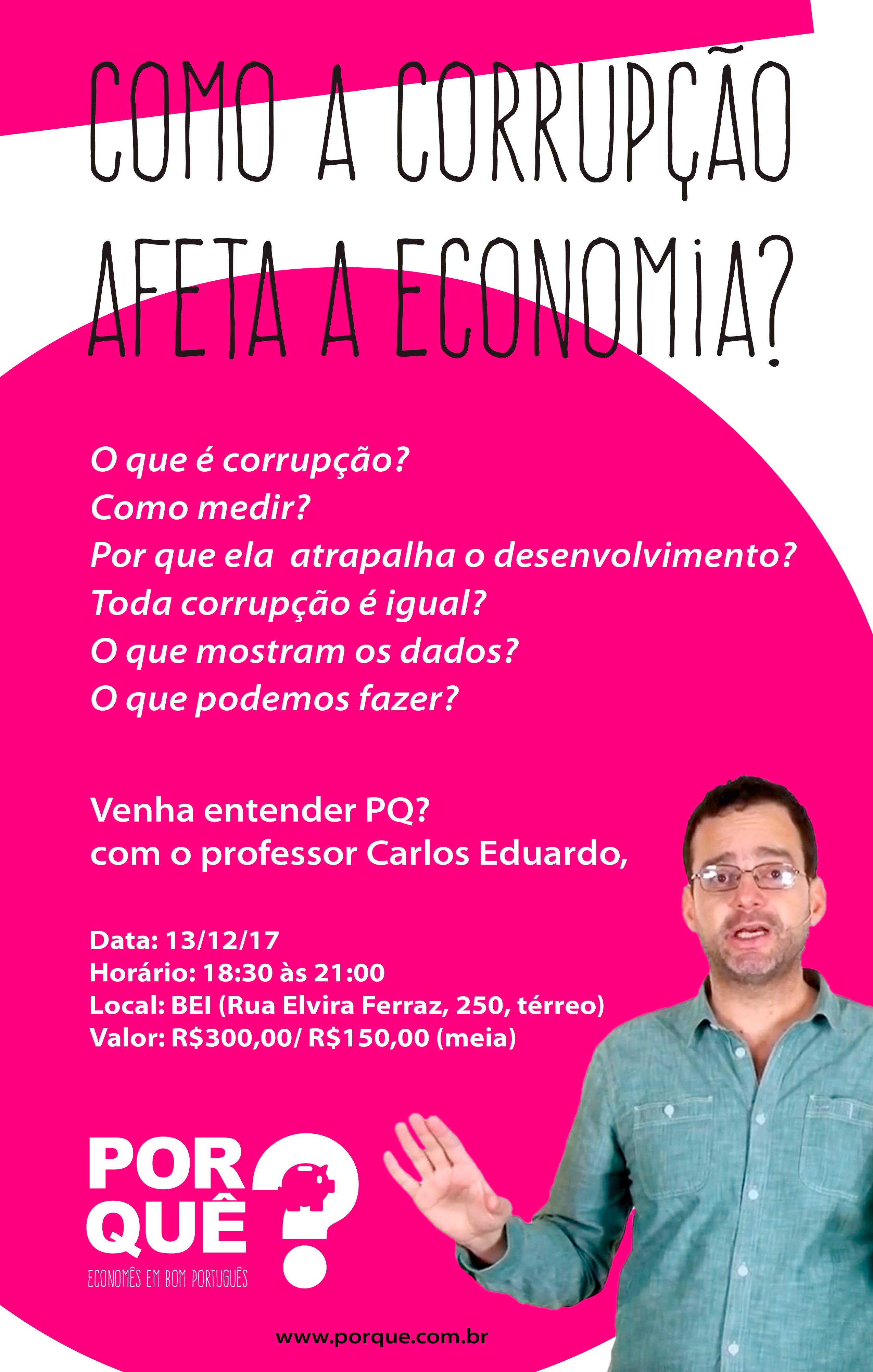 Como a corrupção afeta a economia? | Curso Presencial